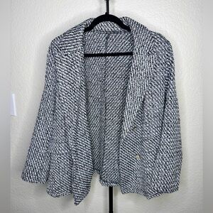 Plus Size Double Breasted Blazer